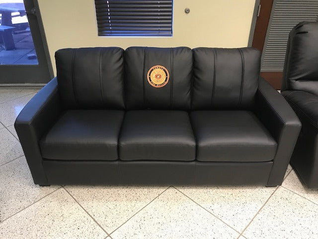 Xcalibur Stationary Sofa - Top Grain Leather Blank