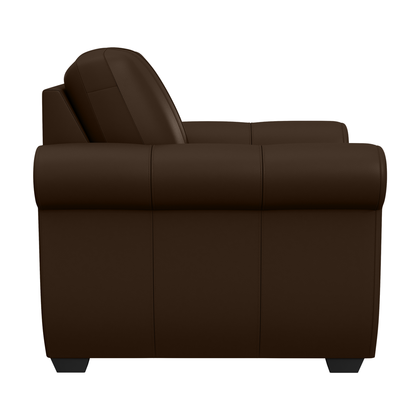Chesapeake Club Chair in Top Grain Leather with First Responder Logo
