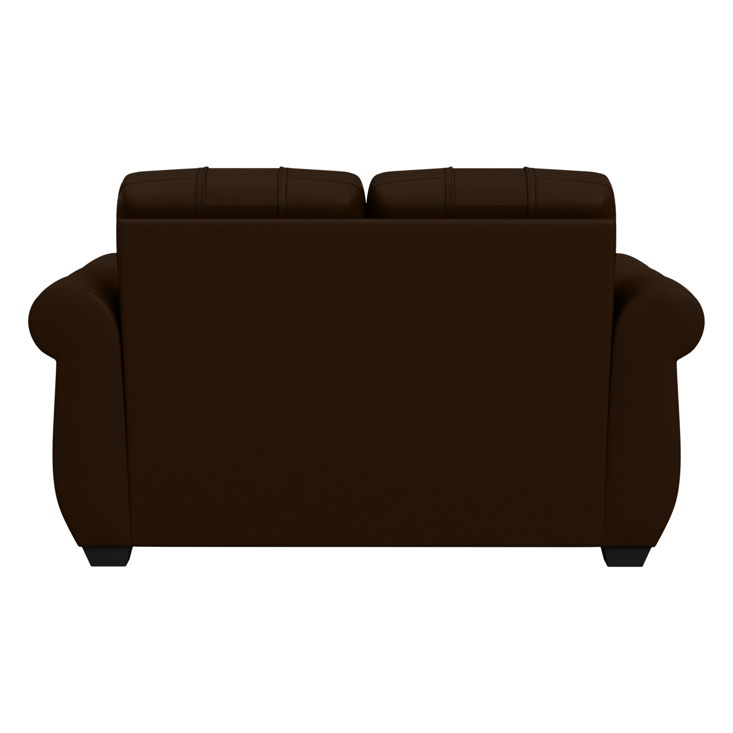 Chesapeake Stationary Loveseat - Top Grain Leather (Blank or Stock Logo)
