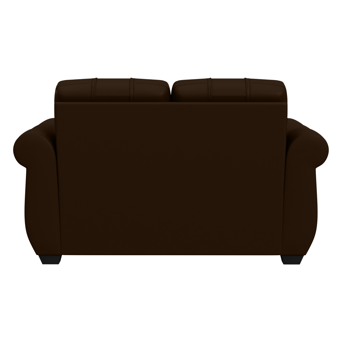 Chesapeake Stationary Loveseat in Top Grain Leather with Custom Logo