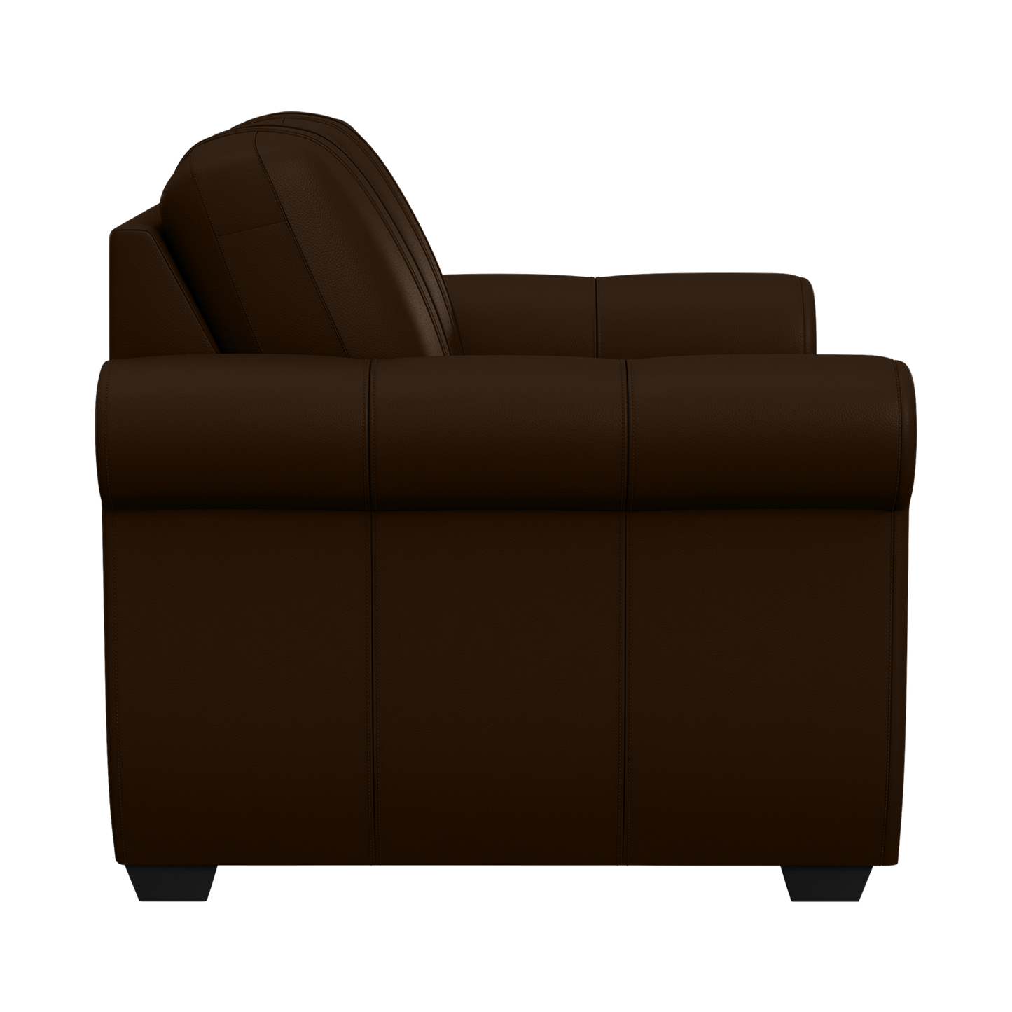 Chesapeake Stationary Loveseat in Top Grain Leather with Custom Logo