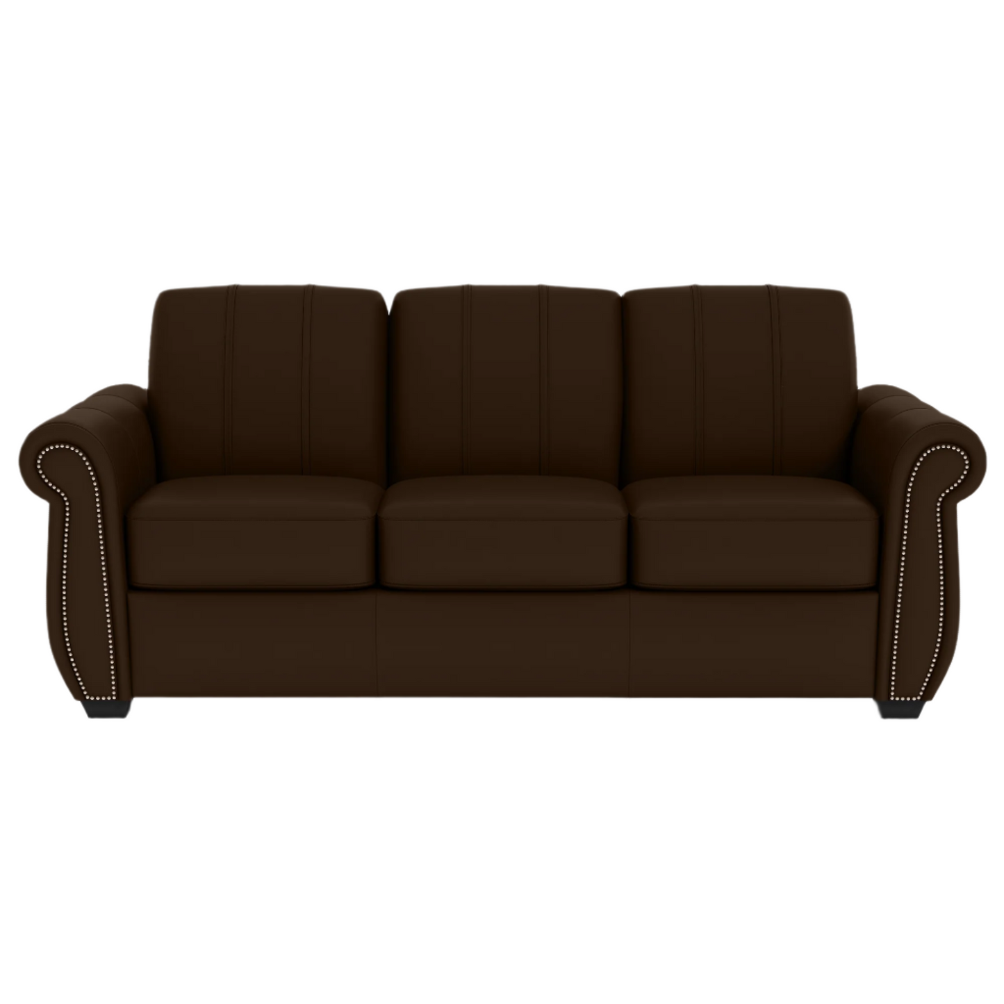 Chesapeake Stationary Sofa Top Grain Leather with First Responder Logo