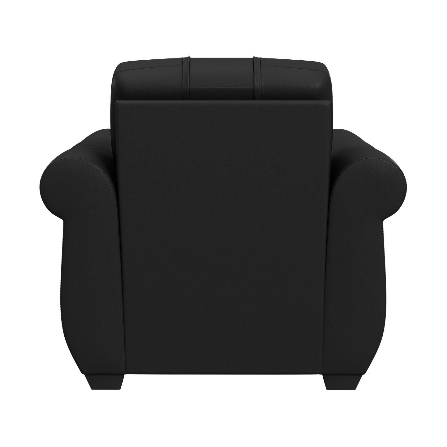 Chesapeake Club Chair in Synthetic Leather with First Resonder Logo