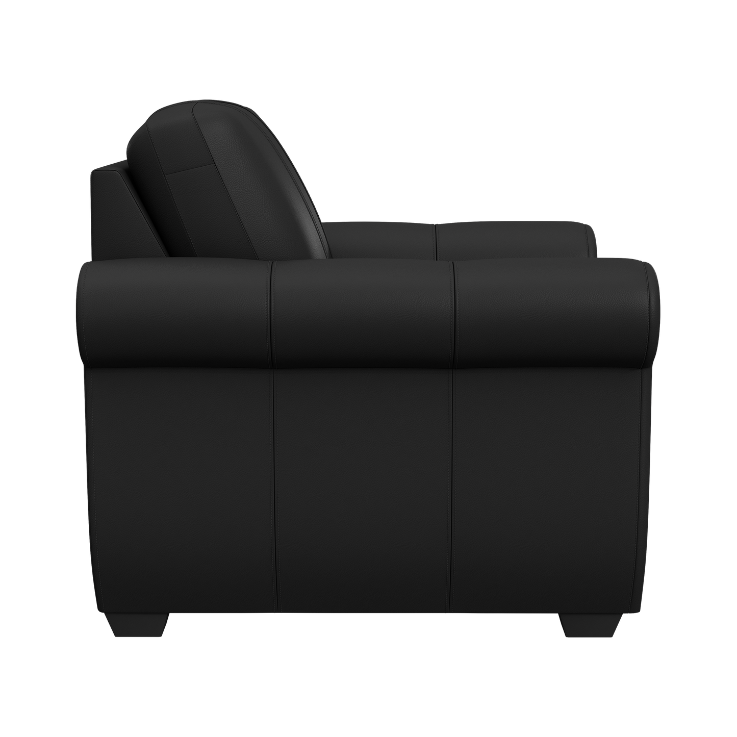 Chesapeake Club Chair in Synthetic Leather with First Resonder Logo