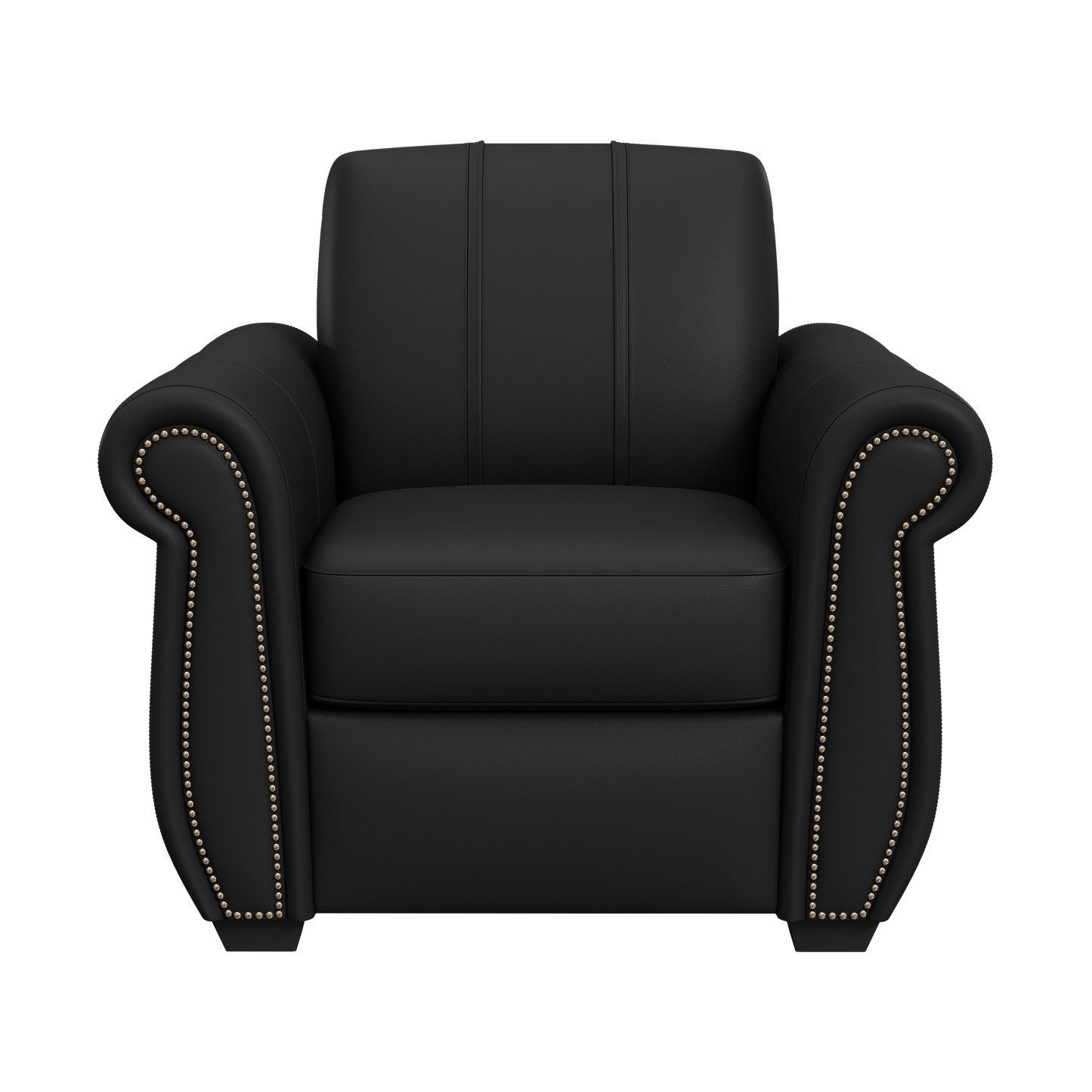 Chesapeake Club Chair in Synthetic Leather with First Resonder Logo