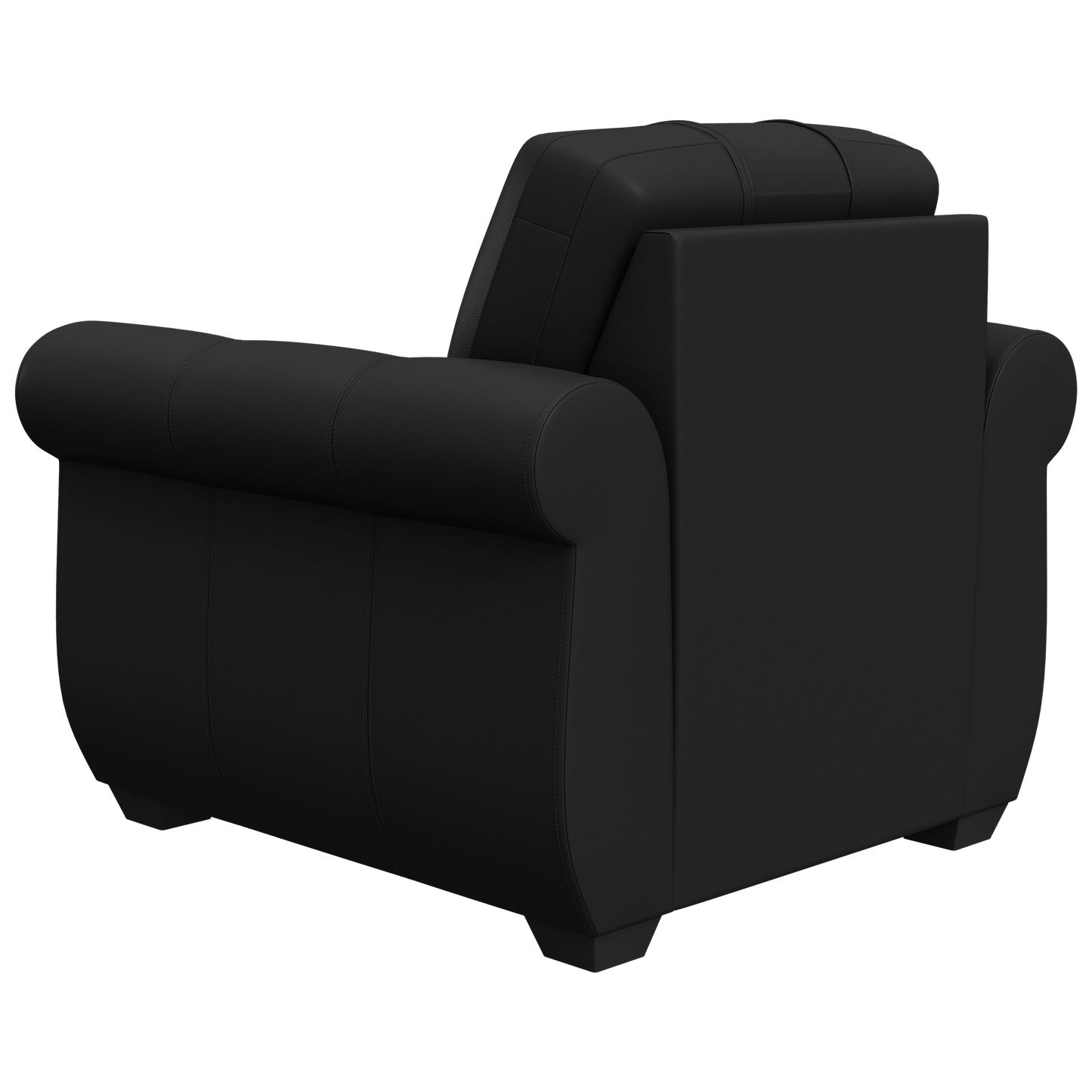 Chesapeake Club Chair in Synthetic Leather with First Resonder Logo
