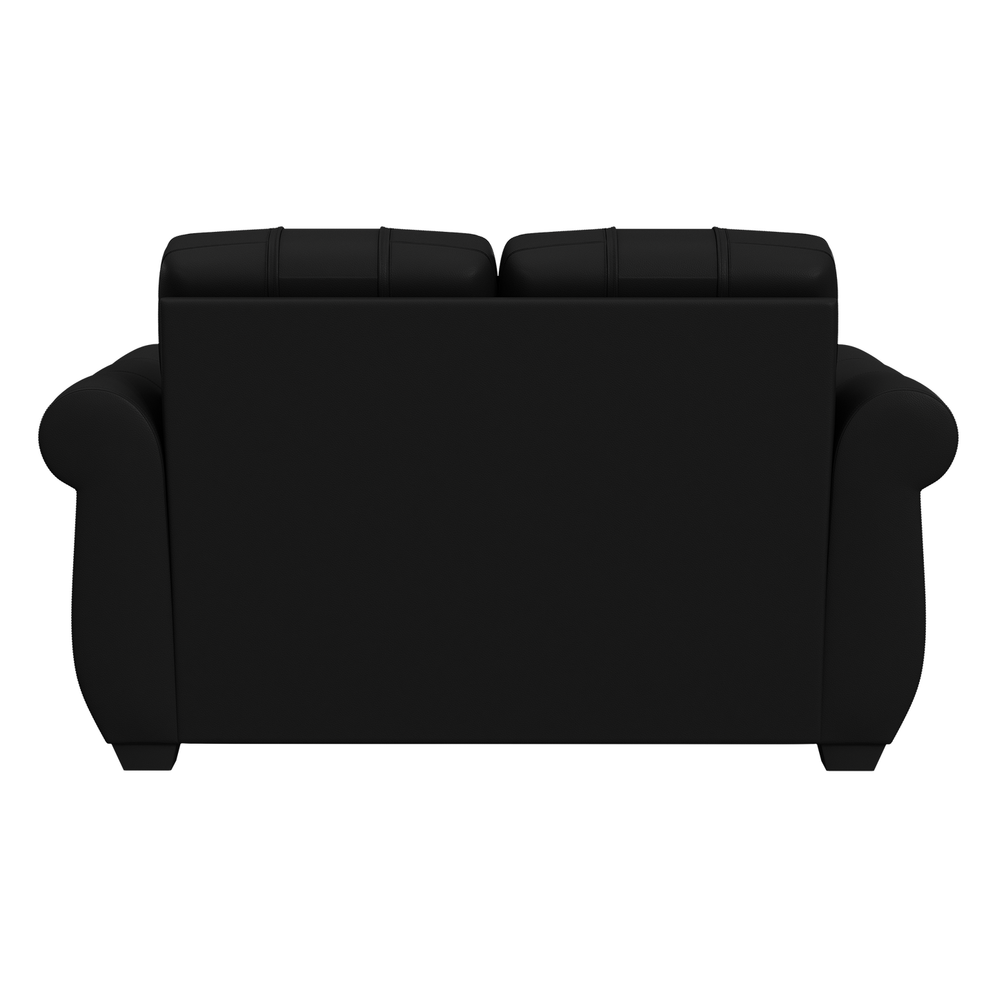 Chesapeake Stationary Loveseat in Synthetic Leather with Nailhead Trim