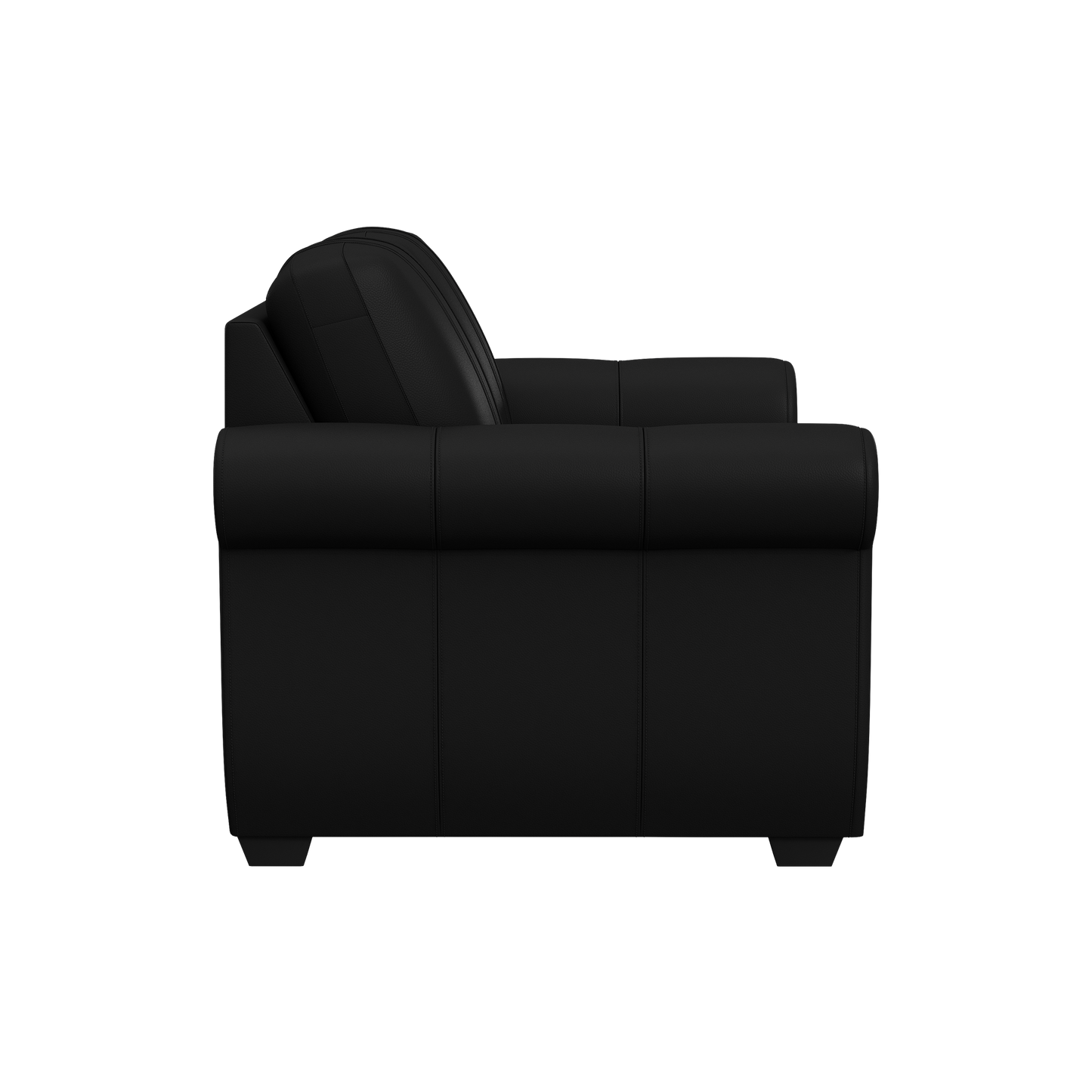 Chesapeake Stationary Loveseat in Synthetic Leather with Nailhead Trim