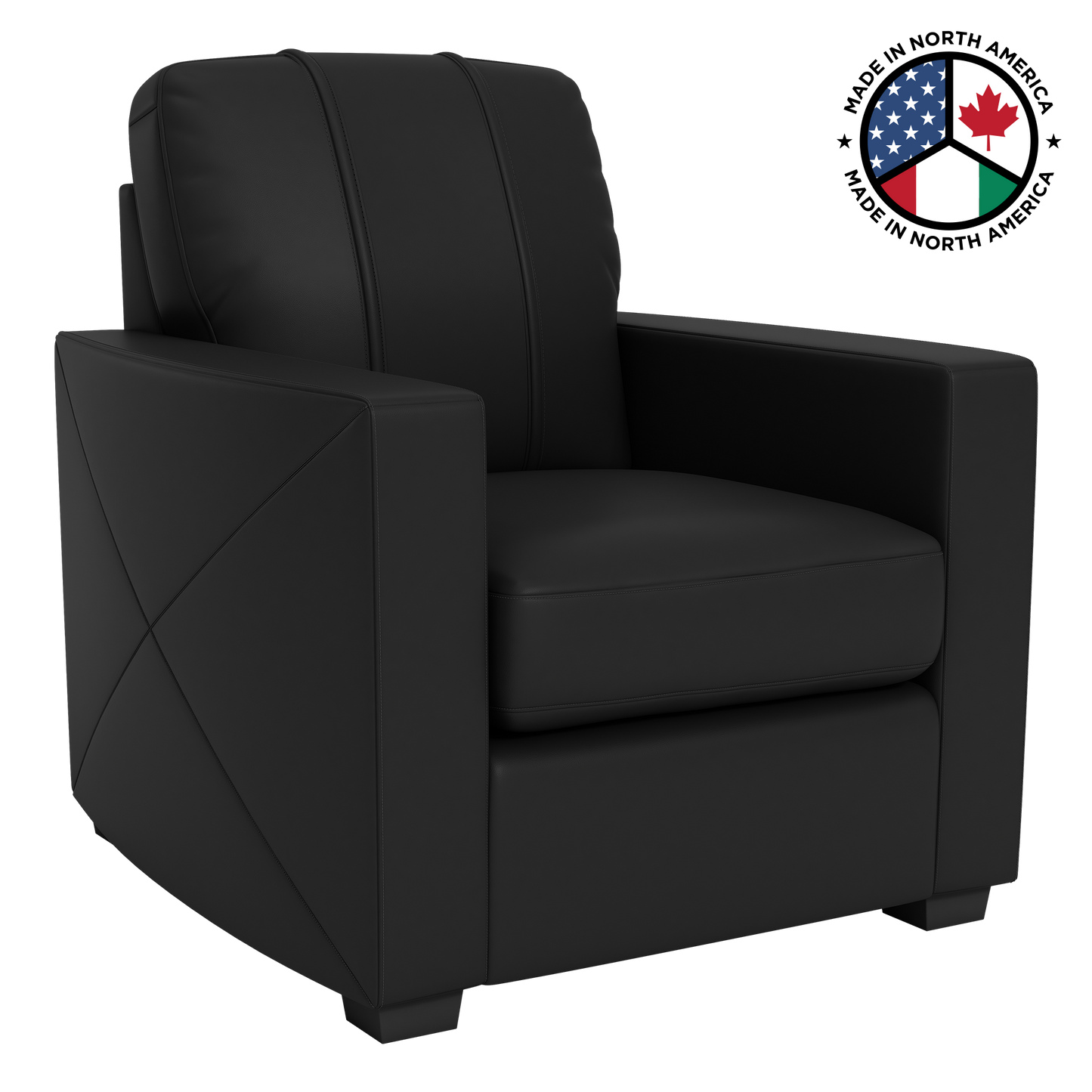 Silver Club Chair with First Responder Logo