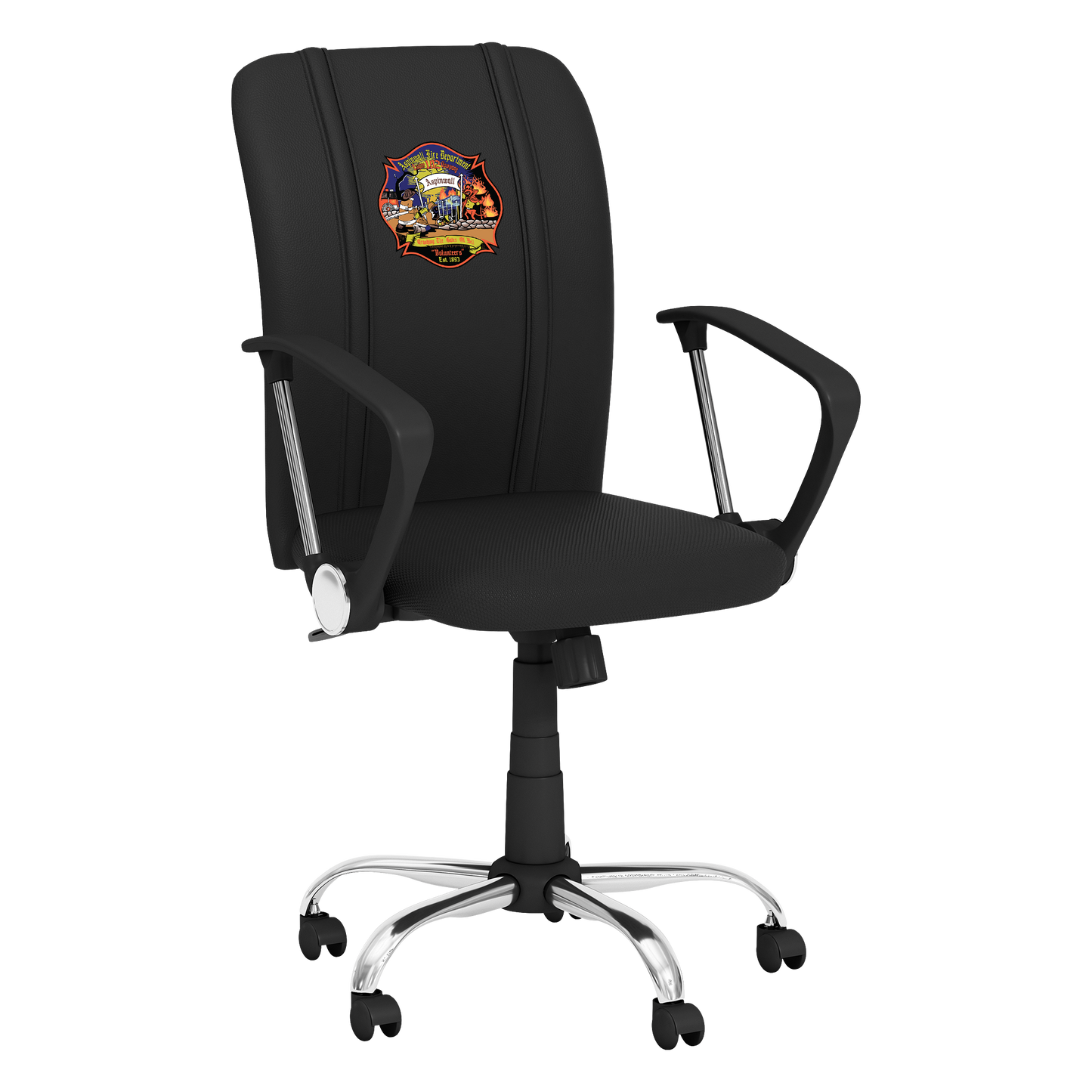 Curve Task Chair with Custom Logo