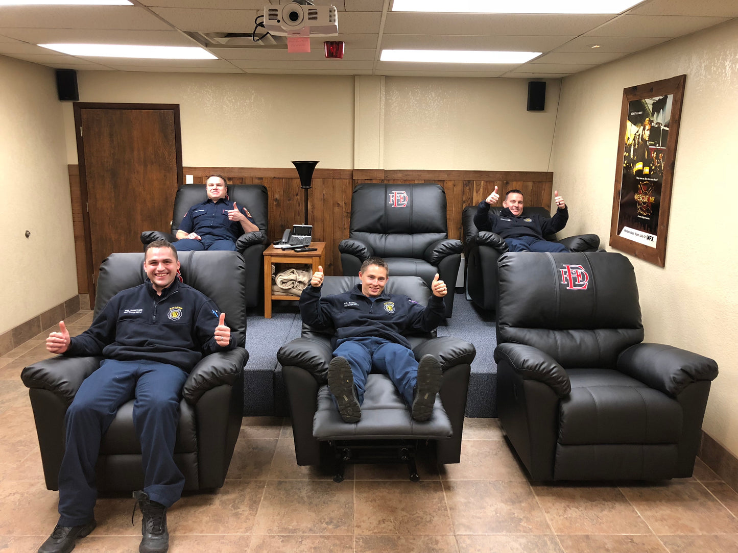 Rocker Recliner with Custom Logo