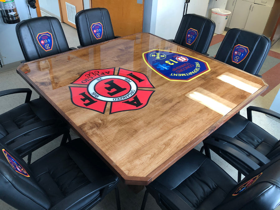 Sled Chair with Custom Logo