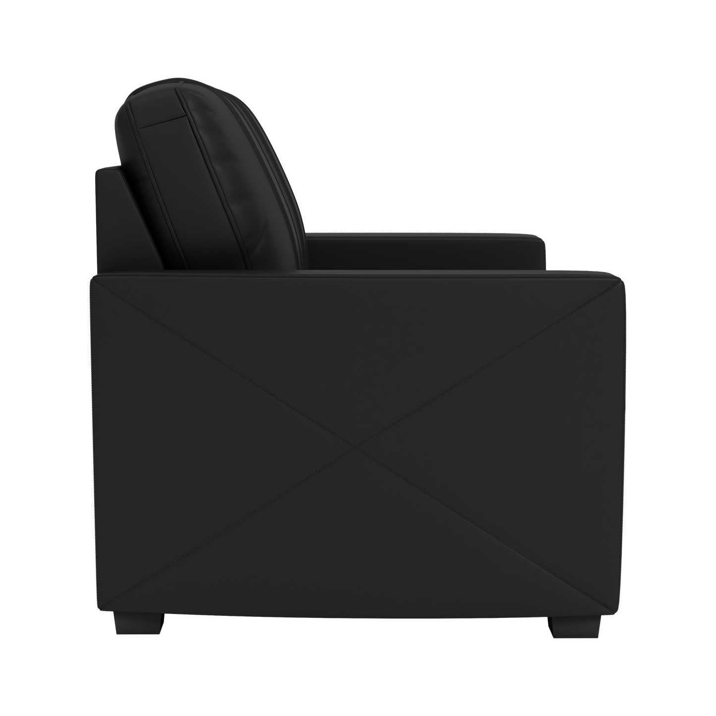 Xcalibur Stationary Loveseat - Top Grain Leather with First Responder Logo