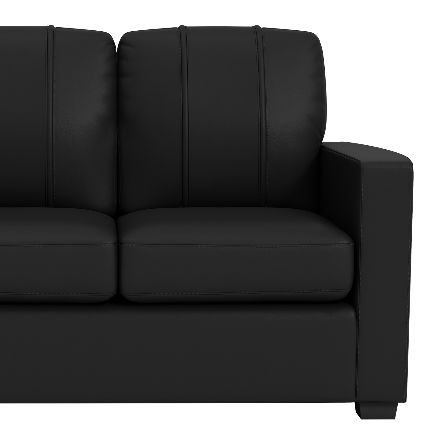 Xcalibur Stationary Loveseat - Top Grain Leather with First Responder Logo