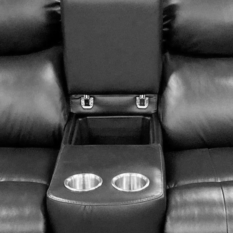 Crew Reclining Loveseat with Custom Logo
