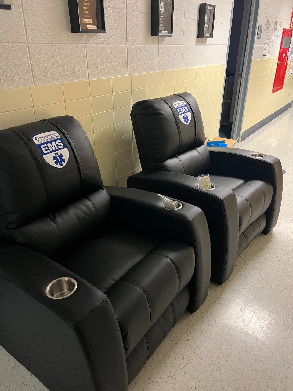 Relax Recliner with First Responder Logo