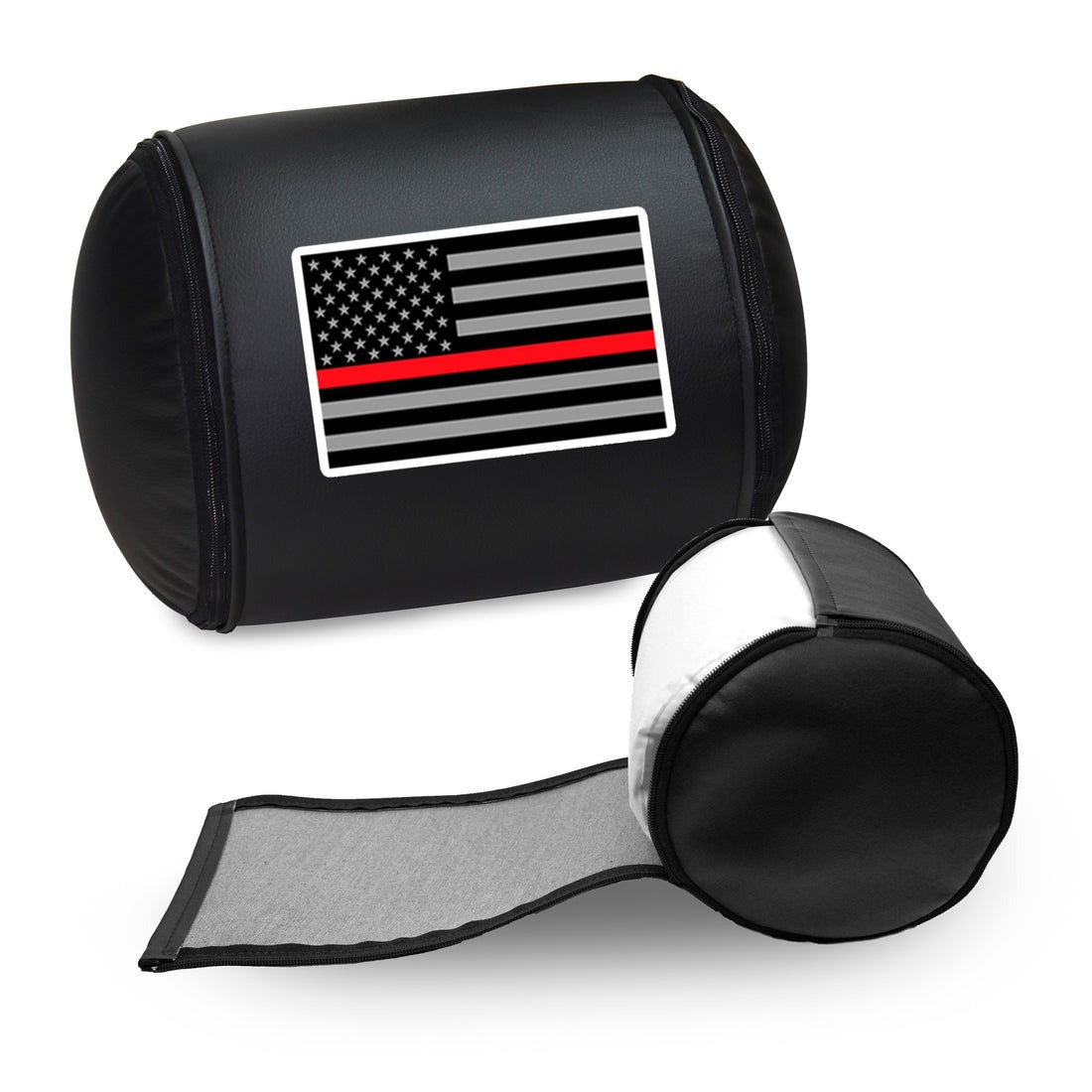 Red Line Flag Logo Panel