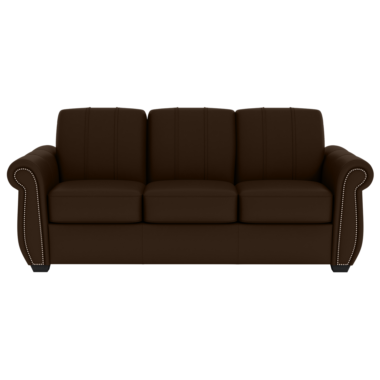 Chesapeake Stationary Sofa - Top Grain Leather (Custom Logo)