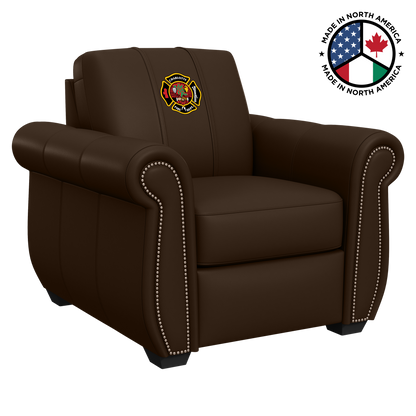 Chesapeake Club Chair - Top Grain Leather (Custom Logo)