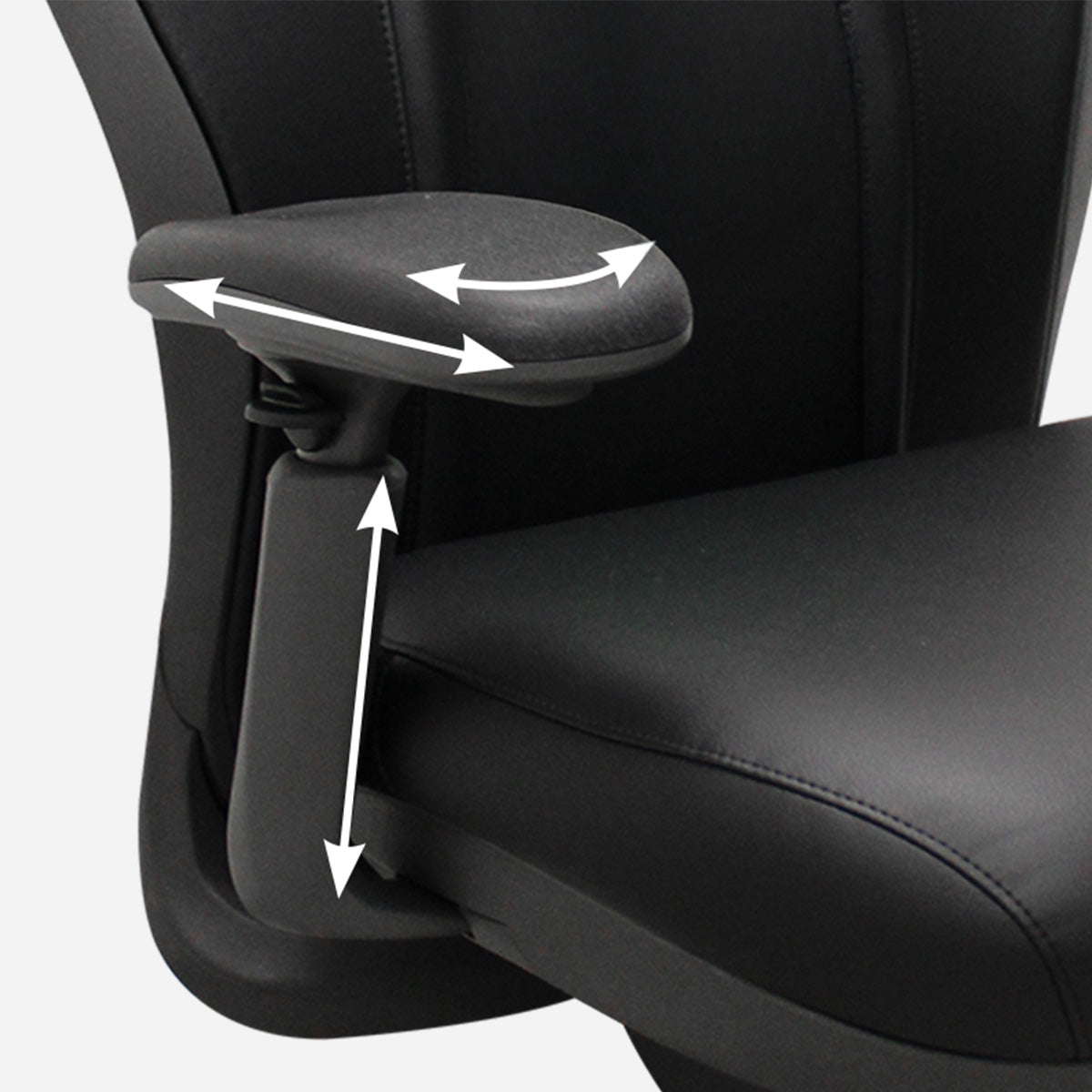 Heavy Duty Xentinel Task Chair with Headrest- 450lb weight limit with First Responder Logo