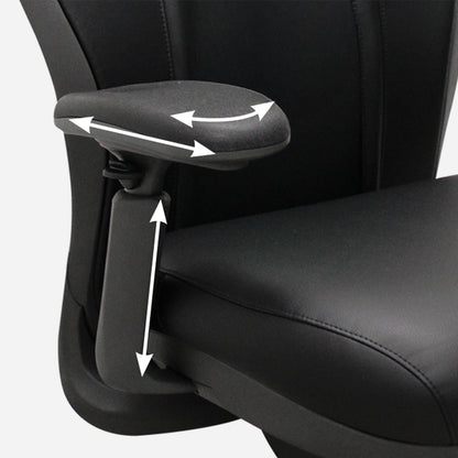 Heavy Duty Xentinel Task Chair with Headrest- 450lb weight limit with First Responder Logo
