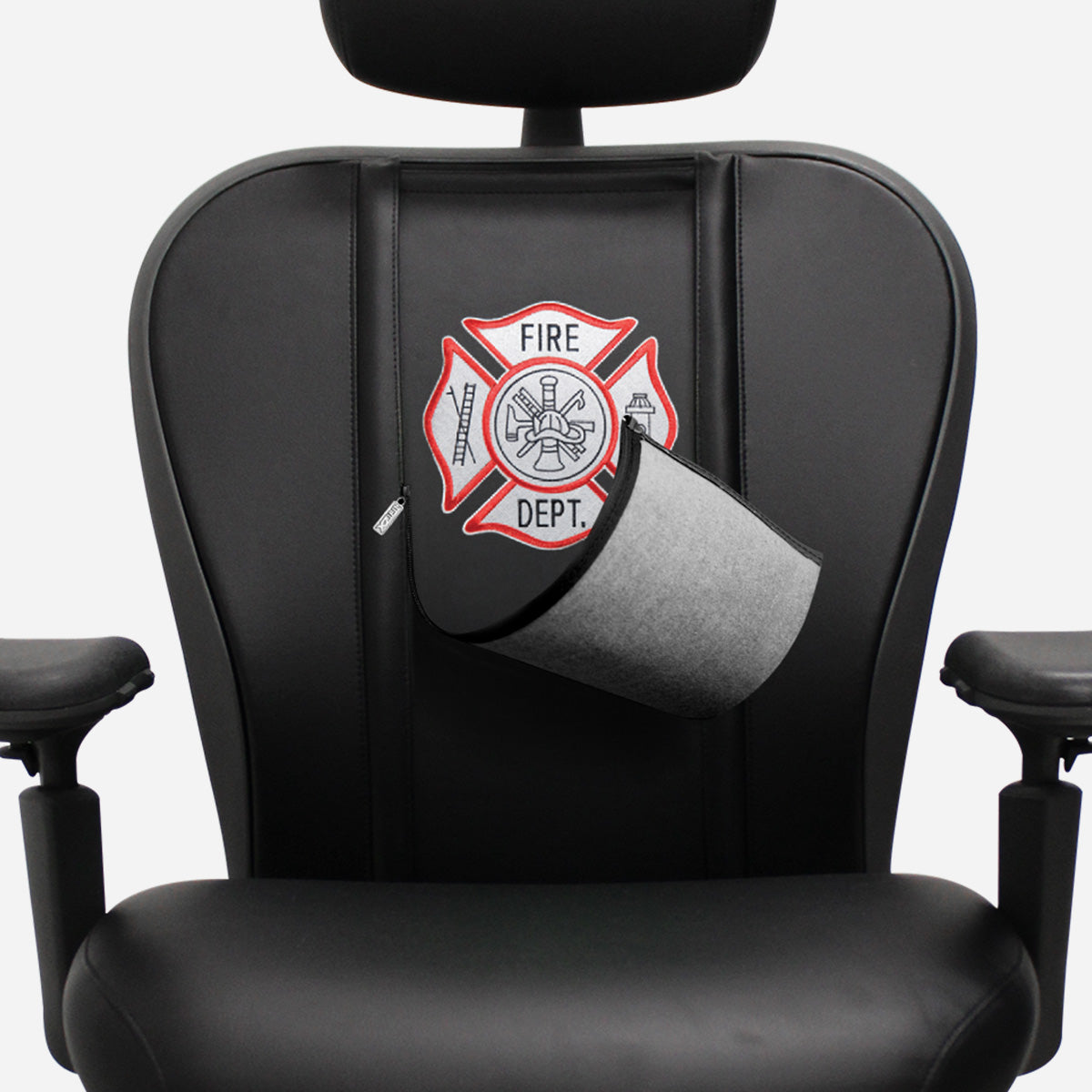 Heavy Duty Xentinel Task Chair with Headrest- 450lb weight limit with First Responder Logo