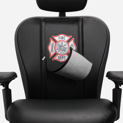 Heavy Duty Xentinel Task Chair with Headrest- 450lb weight limit with First Responder Logo