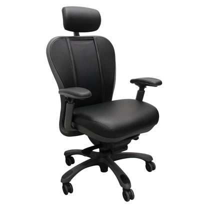 Heavy Duty Xentinel Task Chair with Headrest- 450lb weight limit with Custom Logo
