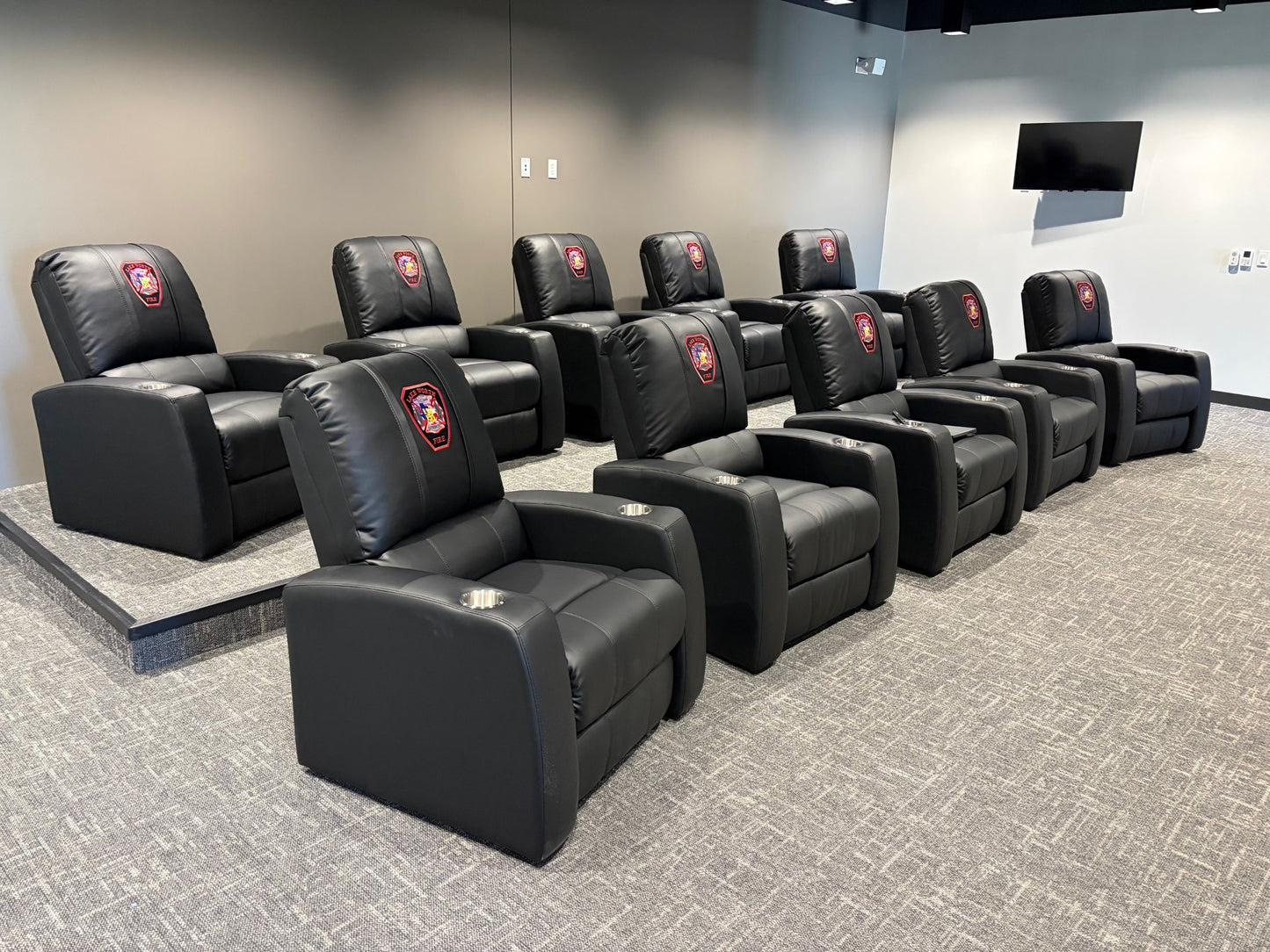 HT Model Home Theater Recliner with Custom Logo