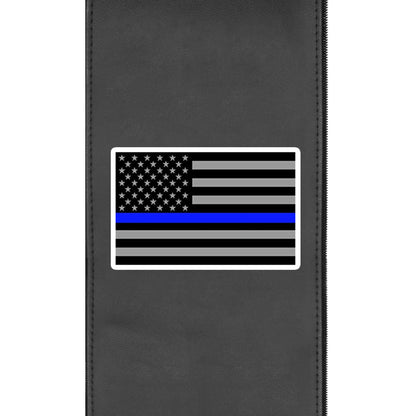 Blue Line Flag Logo Panel